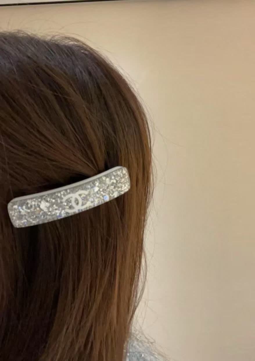 Chanel Glitter Hair Clip